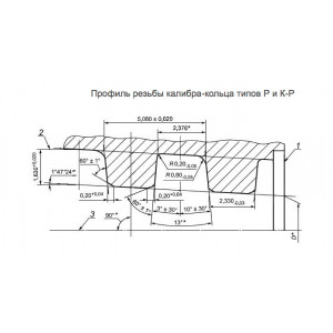 Калибры для соединений с трапецеидальной резьбой обсадных труб и муфт к ним ГОСТ 25575-2014